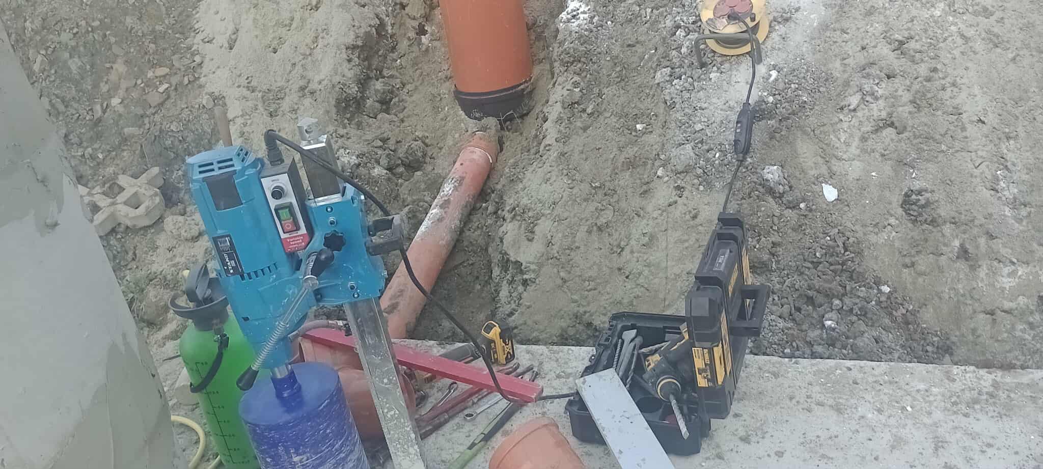 Prace ziemne minikoparką w Myślenicach