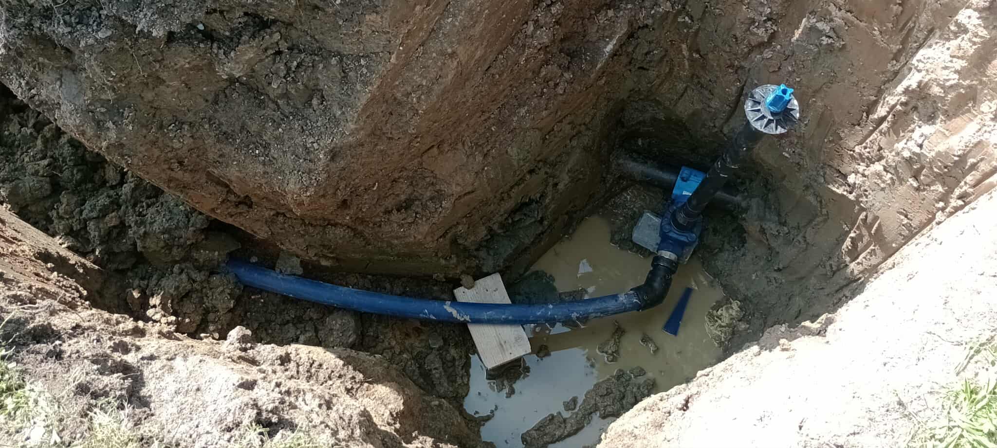 Usługi minikoparką pod przyłącze wodne Myślenice